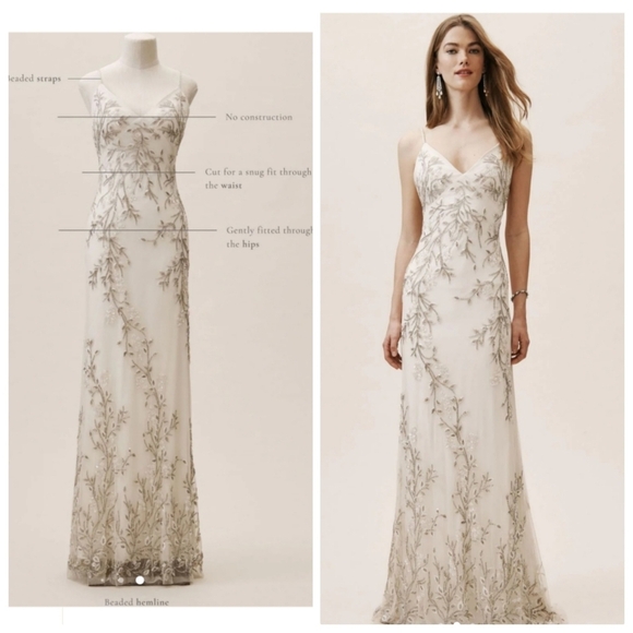 New By Watters Essen Reception/Wedding/Prom/Maid Of Honor Gown Dress NWT Size 00 - Picture 5 of 6